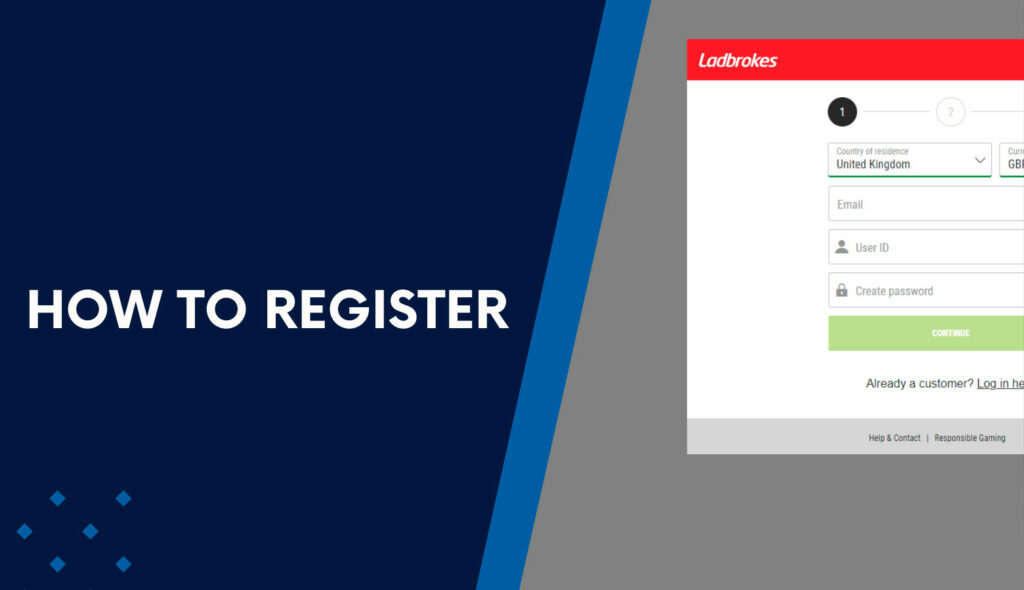 Registering with Ladbrokes